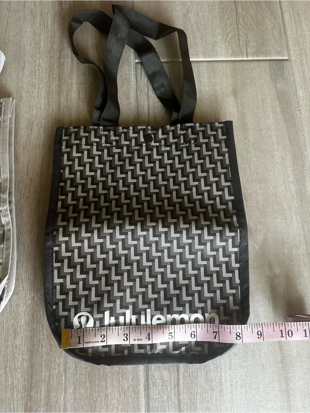 Set of 2 Small Lululemon Bags - 1 Gray & 1 Black